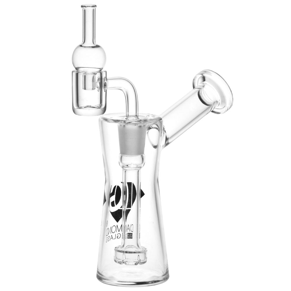 Diamond Glass Rong Mini Dab Rig - 5.25" / 14mm F - Alderson Family Farms