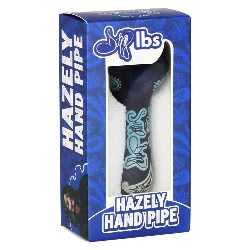Dogg Lbs Engraved Hazely Glass Spoon Pipe - 4" / Colors Vary - Alderson Family Farms