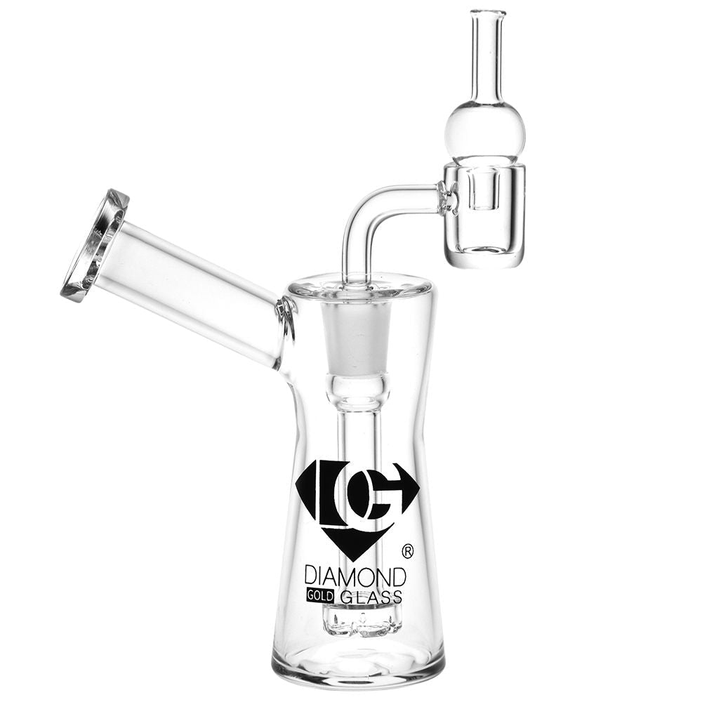 Diamond Glass Rong Mini Dab Rig - 5.25" / 14mm F - Alderson Family Farms