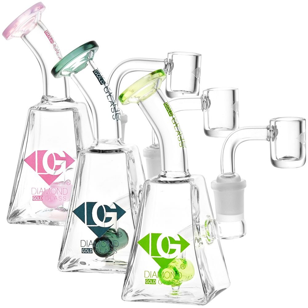 Diamond Glass SP Mini Dab Rig - 5.25" / 14mm F - Alderson Family Farms