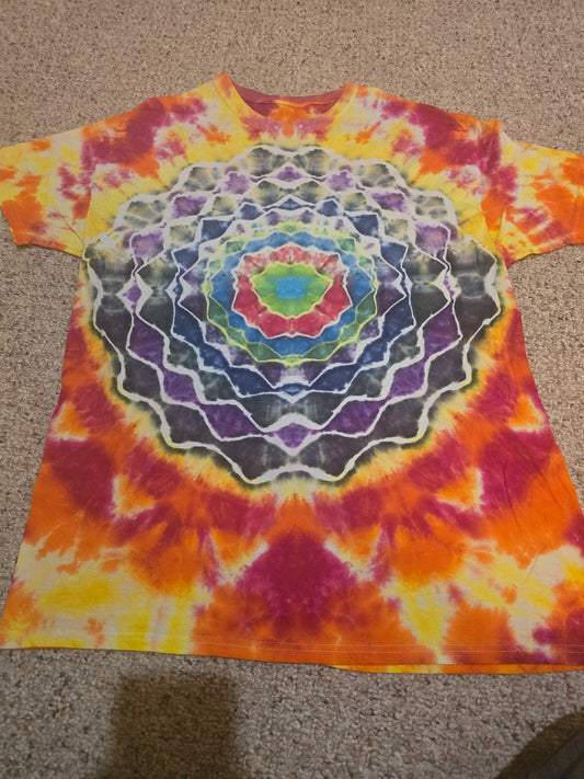 Faded Mandala Tie Dye - Size XL - Alderson Family Farms