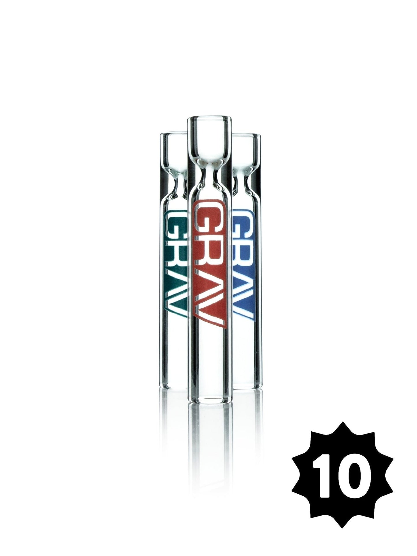 GRAV® Clear Taster 12mm - Pack of 10 - Alderson Family Farms