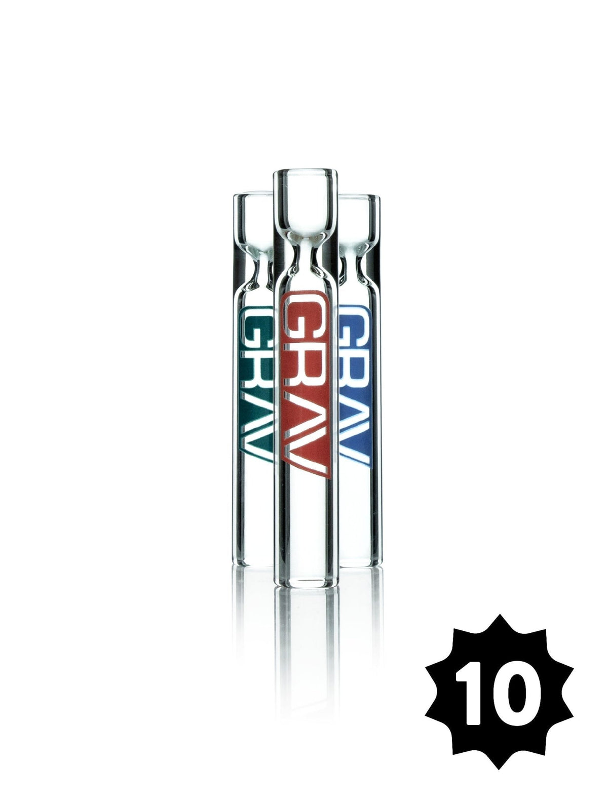 GRAV® Clear Taster 12mm - Pack of 10 - Alderson Family Farms