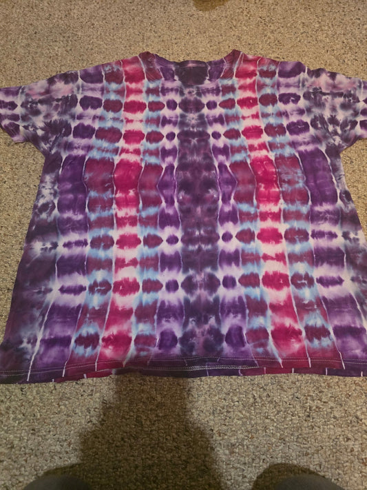 Purple Waves Tie Dye - Size L - Alderson Family Farms
